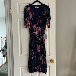 Eliza J Floral Midi Dress